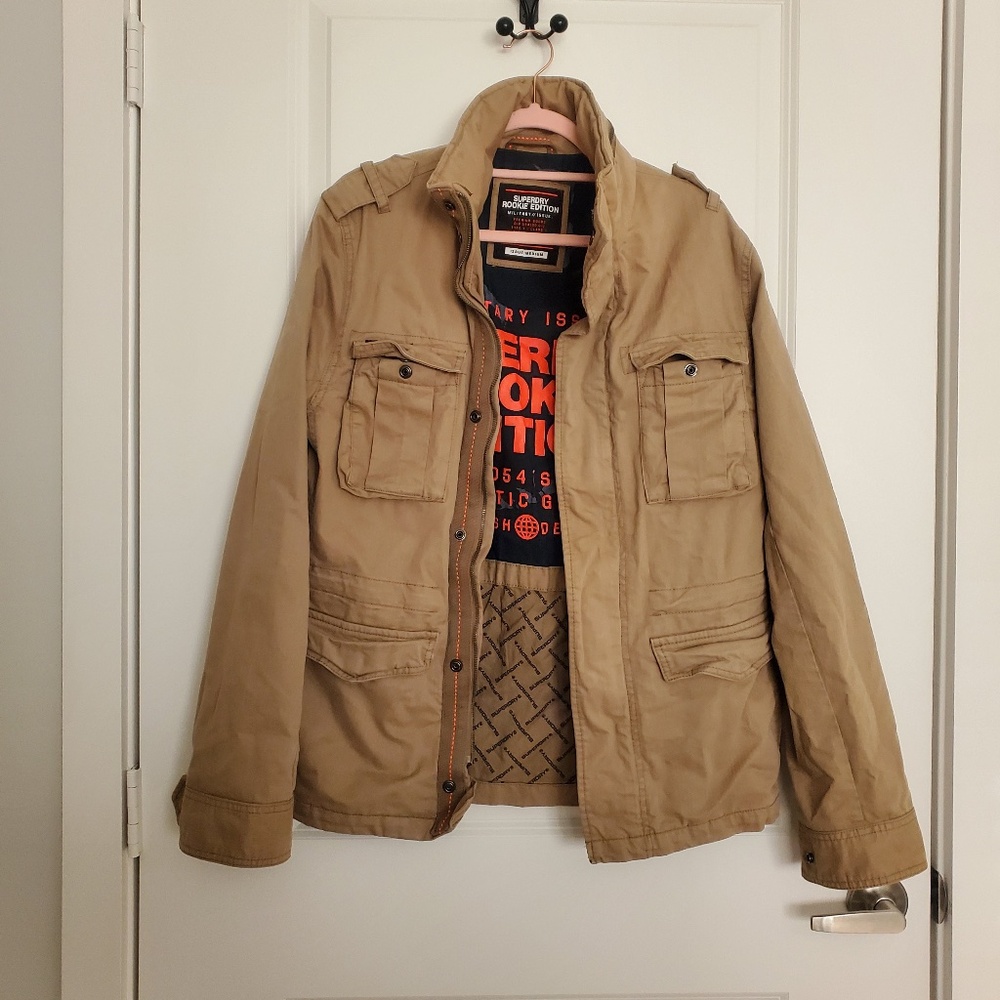 Super Dry Utility Jacket Size Medium - image 1